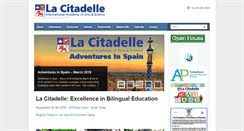 Desktop Screenshot of lacitadelleacademy.com