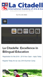 Mobile Screenshot of lacitadelleacademy.com